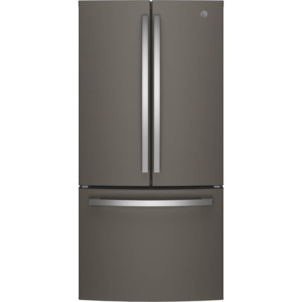 GE Appliances - GE ENERGY STAR 18.6 Cu. Ft. Counter-Depth French-Door Refrigerator - Fingerprint Resistant Slate