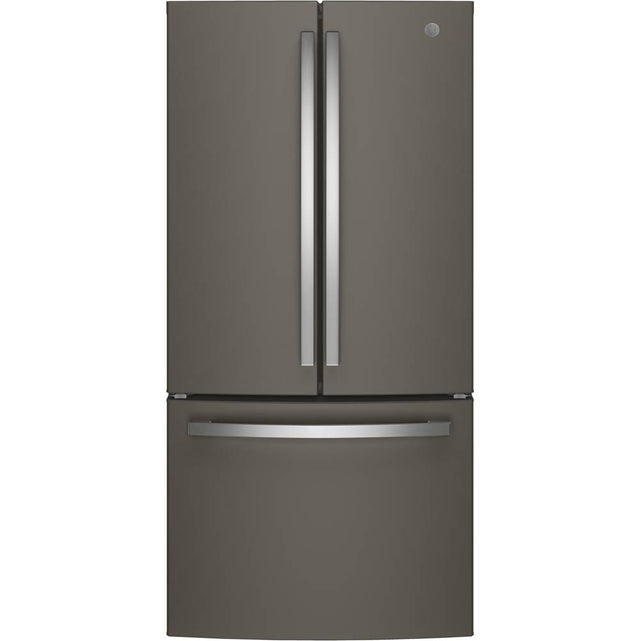 GE Appliances - GE ENERGY STAR 18.6 Cu. Ft. Counter-Depth French-Door Refrigerator - Fingerprint Resistant Slate