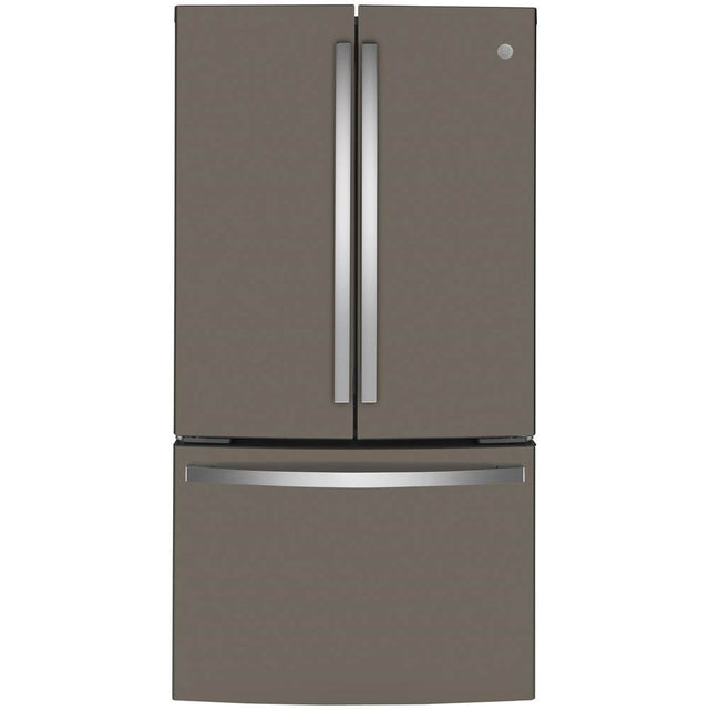 GE Appliances - GE ENERGY STAR 23.1 Cu. Ft. Counter-Depth French-Door Refrigerator - Fingerprint Resistant Slate