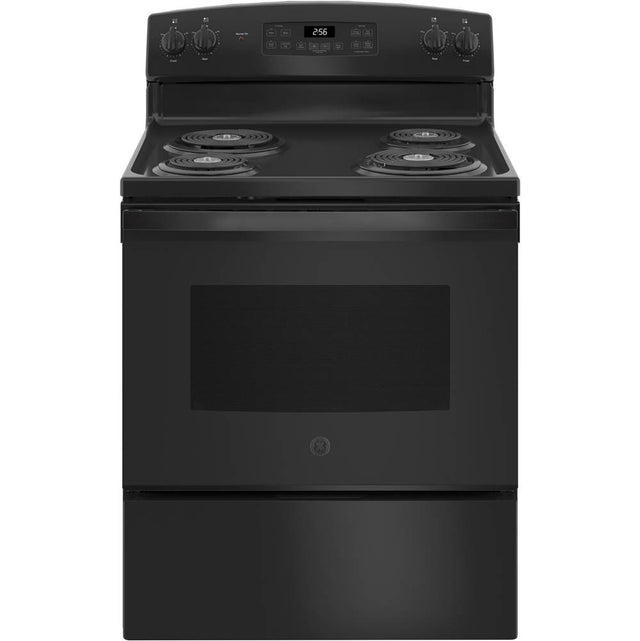 GE Appliances - GE 30'' Free-Standing Electric Range - Black