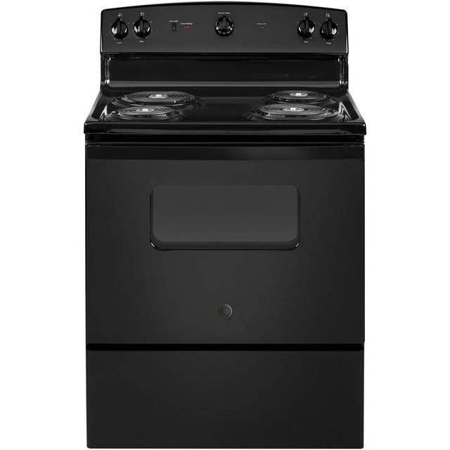 GE Appliances - GE 30'' Free-Standing Electric Range - Black
