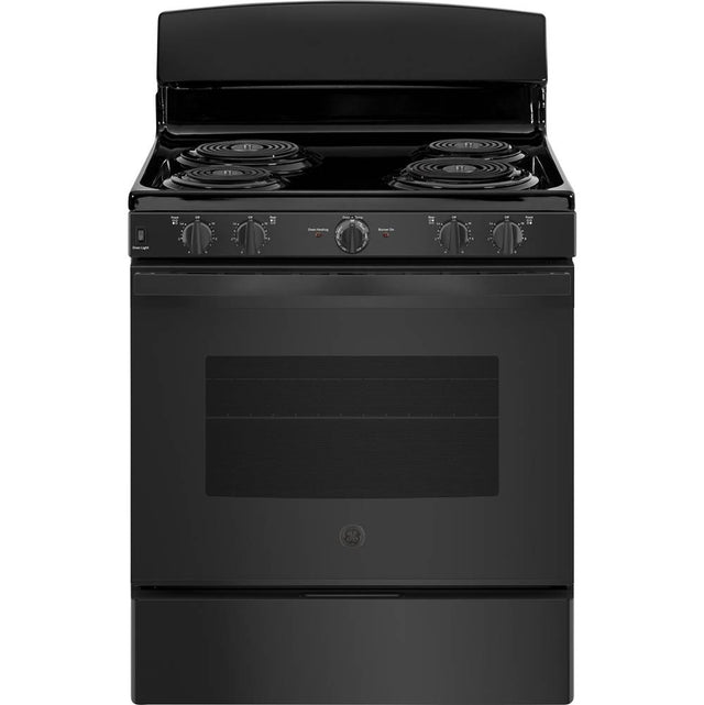 GE Appliances - GE 30'' Free-Standing Electric Range - Black