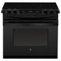 GE Appliances - 30'' Drop-In Electric Range - Black on Black