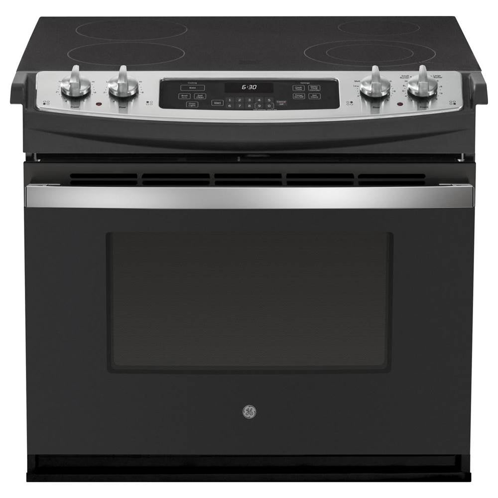 GE Appliances - 30'' Drop-In Electric Range - Stainless Steel