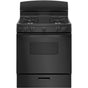 GE Appliances - GE 30'' Free-Standing Front Control Gas Range - Black