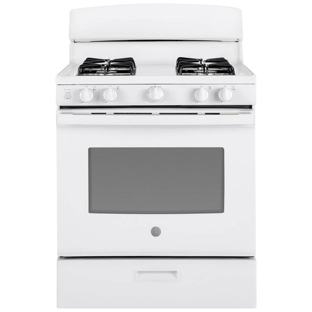 GE Appliances - GE 30'' Free-Standing Gas Range - White