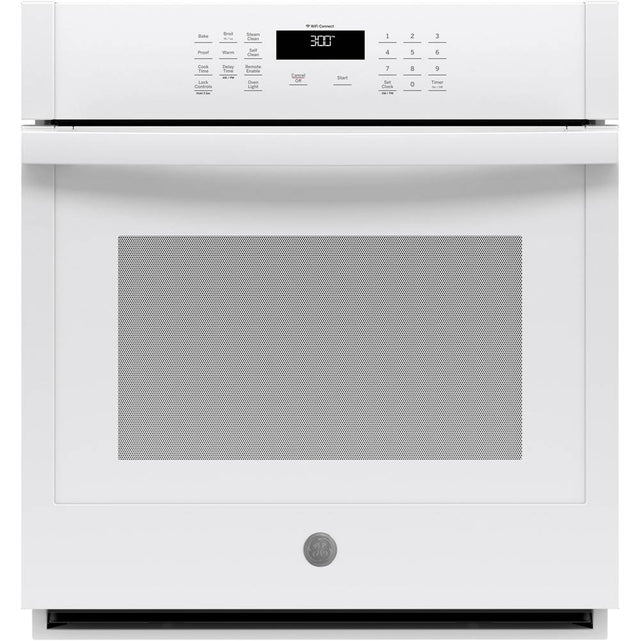 GE Appliances - GE 27'' Smart Built-In Single Wall Oven - White