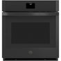 GE Appliances - GE 27'' Smart Built-In Convection Single Wall Oven - Black