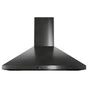 GE Appliances - GE 30'' Wall-Mount Pyramid Chimney Hood - Fingerprint Resistant Black Stainless