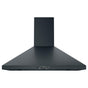 GE Appliances - GE 30'' Wall-Mount Pyramid Chimney Hood - Fingerprint Resistant Black Slate