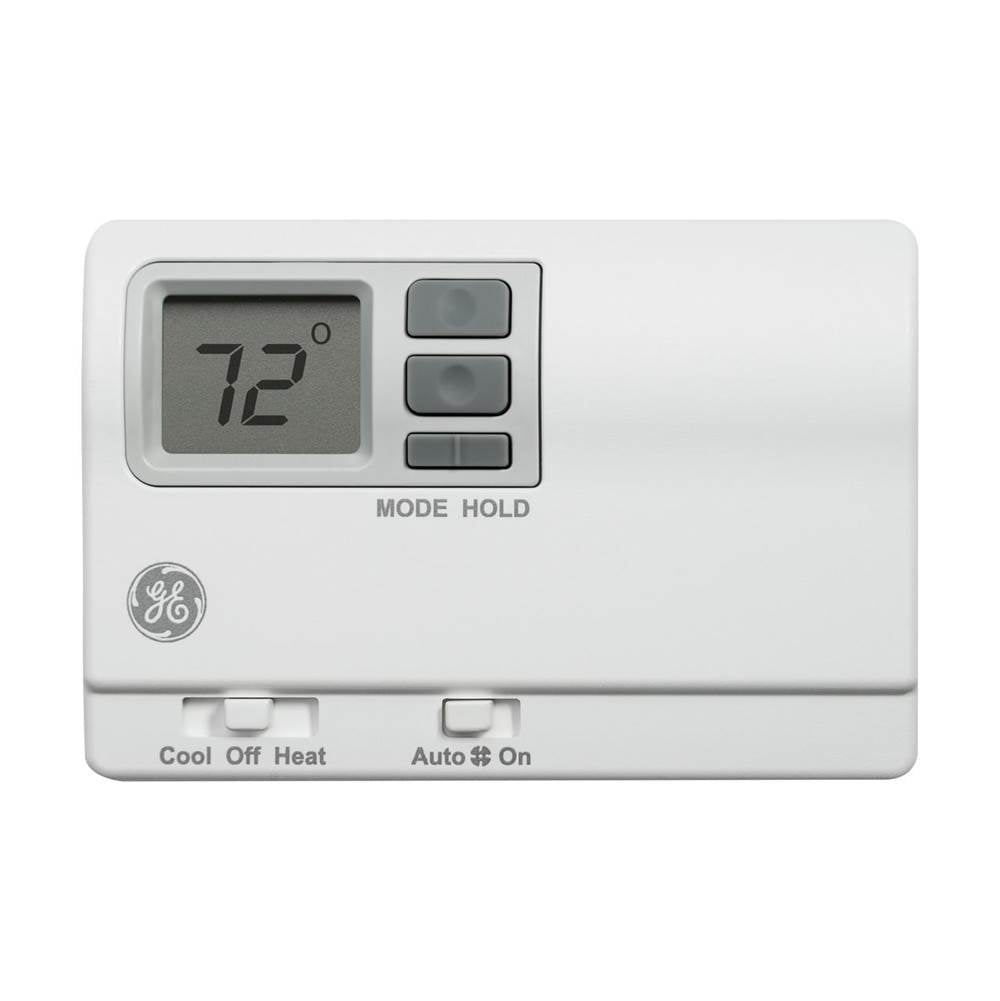GE Appliances - Wall Thermostat - Programmable - White