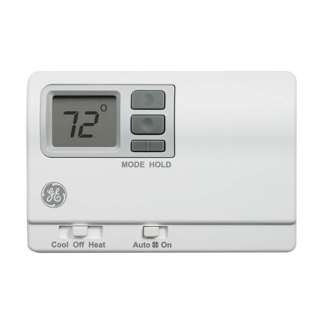 GE Appliances - Wall Thermostat - Programmable - White