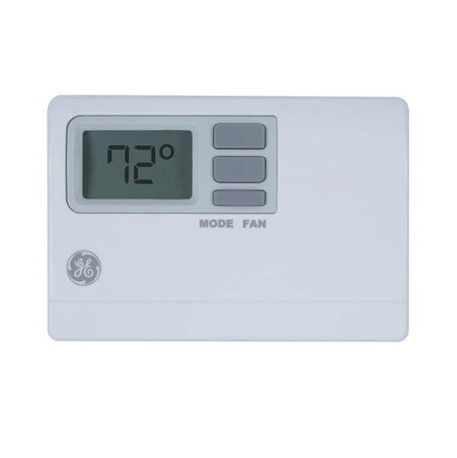 GE Appliances - Wall Thermostat - Non-Programmable for AZ9V series (Phase 2) - White