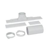 GE Appliances - Portable AC Window Replacement Kit - White