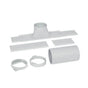 GE Appliances - Portable AC Window Replacement Kit - White