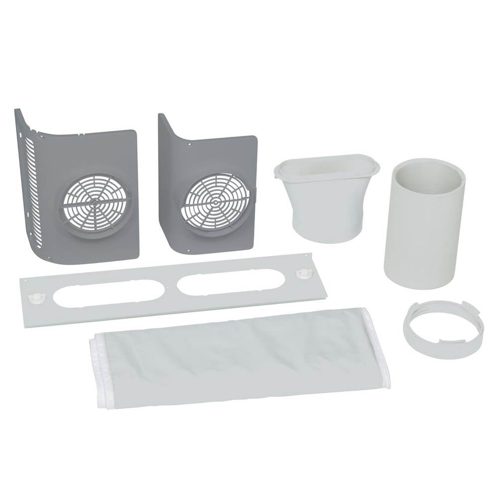 GE Appliances - Portable AC Dual Hose Conversion Kit - White