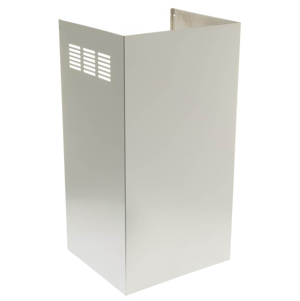 GE Appliances - 10' Ceiling Stainless Steel Duct Cover Kit - Stainless Steel