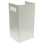 GE Appliances - 10' Ceiling Stainless Steel Duct Cover Kit - Stainless Steel