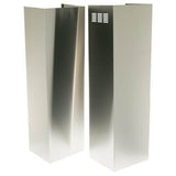 GE Appliances - 14' CEILING SS DUCT COVER KIT - Stainless Steel