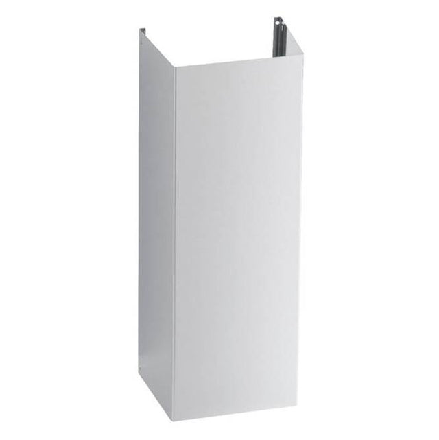 GE Appliances - 10 (ft.) Ceiling Duct Cover Kit - Stainless Steel
