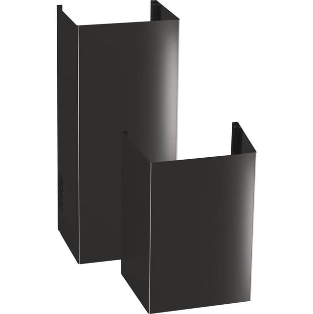 GE Appliances - 9 (ft.) Ceiling Duct Cover Kit - Black Stainless