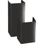 GE Appliances - 9 (ft.) Ceiling Duct Cover Kit - Black Stainless