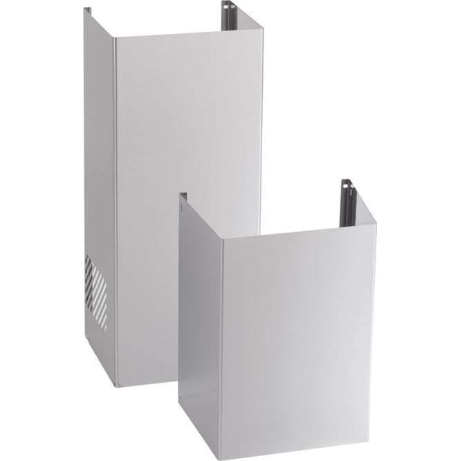 GE Appliances - 9 (ft.) Ceiling Duct Cover Kit - Stainless Steel