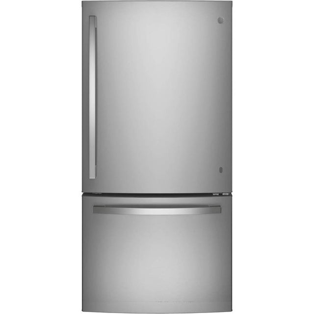 GE Appliances - ENERGY STAR 24.8 Cu. Ft. Bottom-Freezer Drawer Refrigerator - Stainless Steel