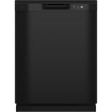 GE Appliances - Dishwasher With Front Controls - Black