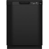 GE Appliances - Front Control with Plastic Interior Dishwasher with Sanitize Cycle and Dry Boost - Black