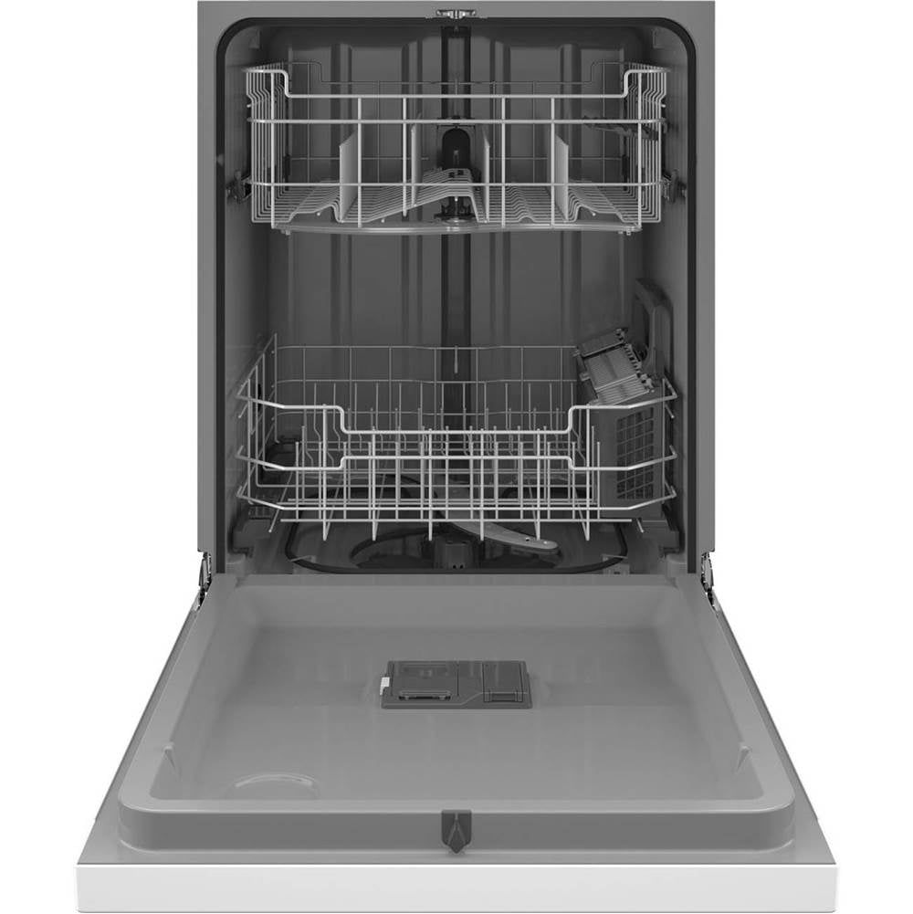 Front Control with Plastic Interior Dishwasher with Sanitize Cycle and Dry Boost
