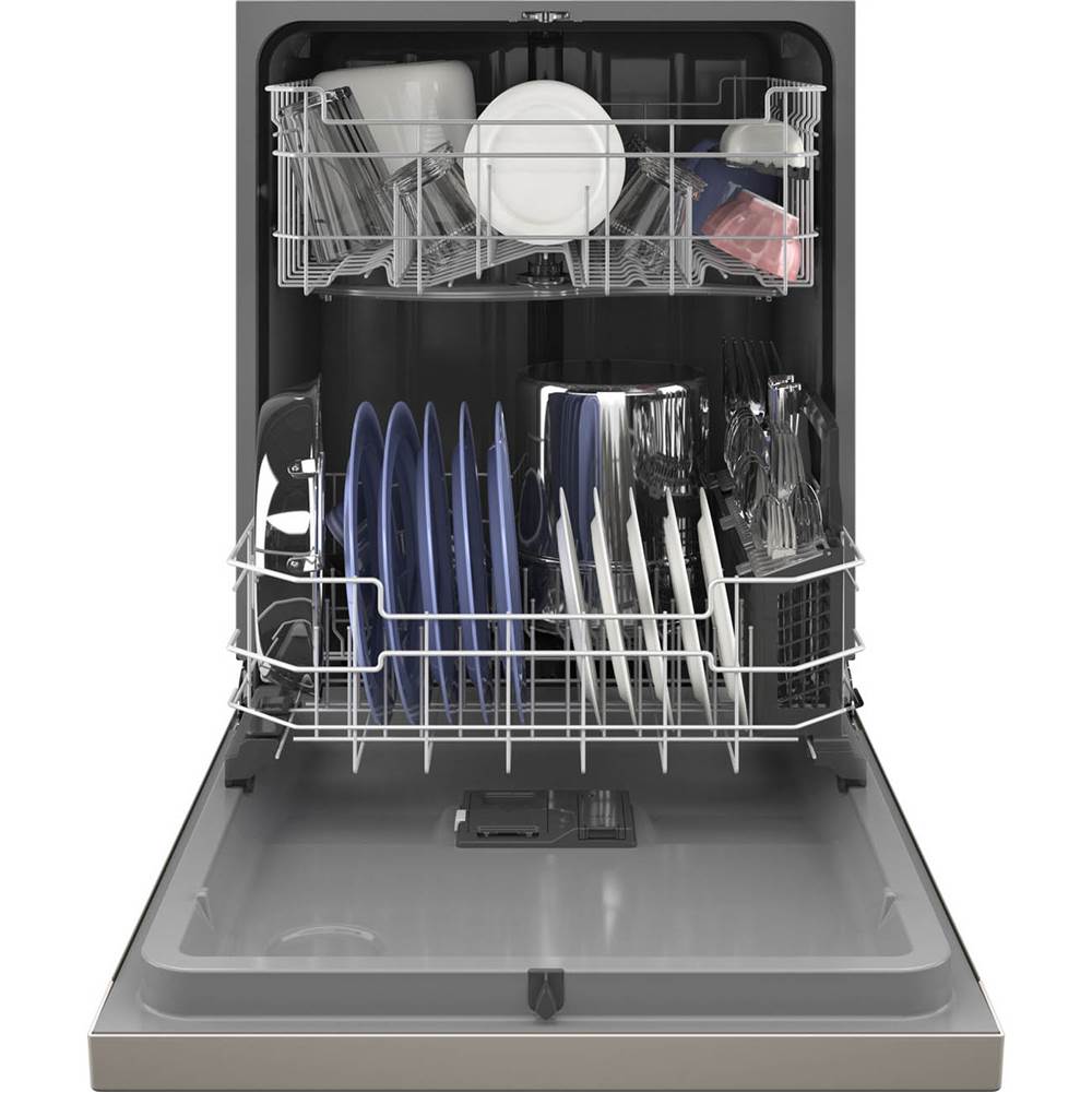 Front Control with Plastic Interior Dishwasher with Sanitize Cycle and Dry Boost