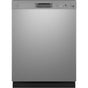 GE Appliances - Front Control with Plastic Interior Dishwasher with Sanitize Cycle and Dry Boost - Stainless Steel