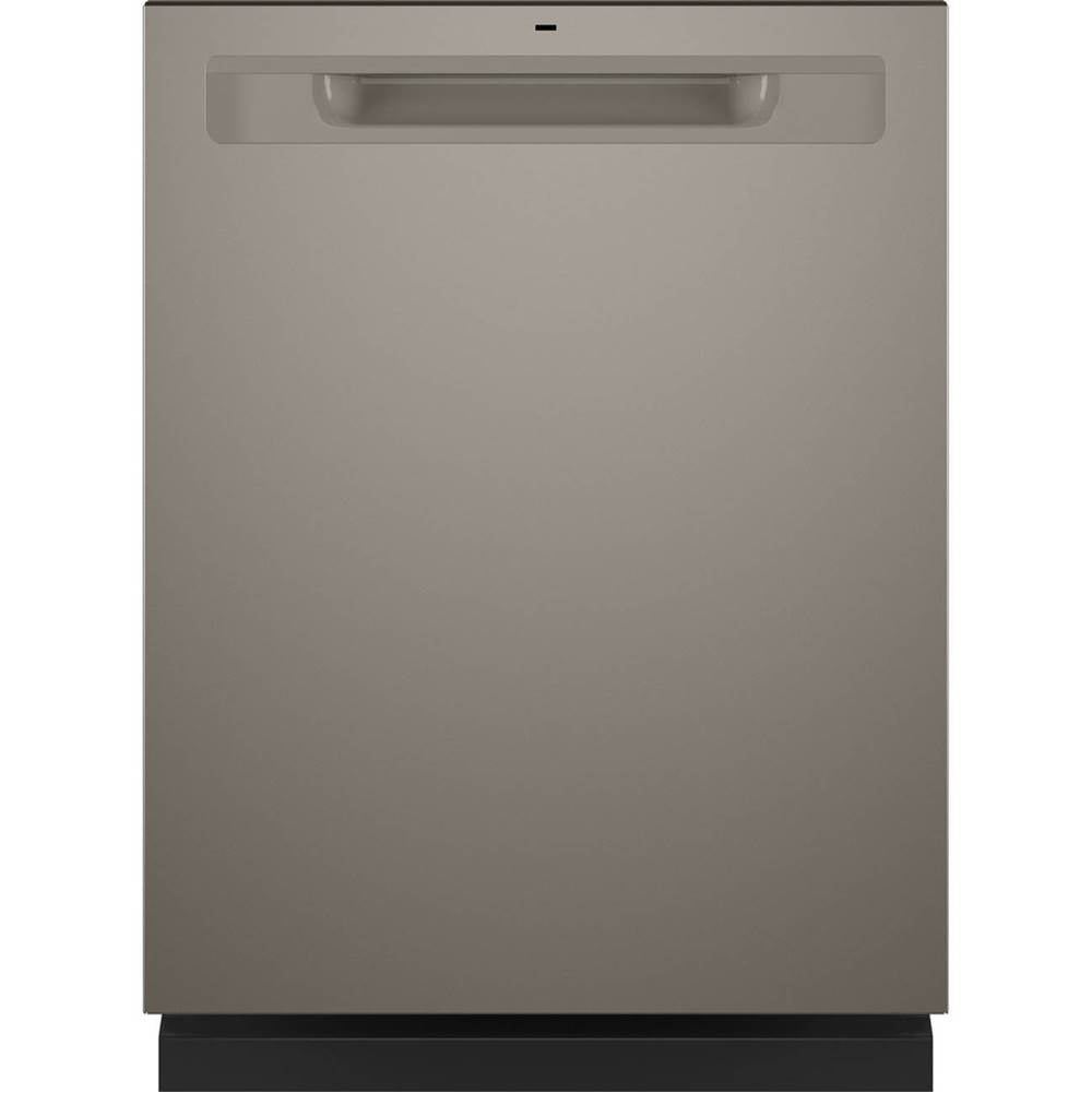 GE Appliances - Top Control with Plastic Interior Dishwasher with Sanitize Cycle and Dry Boost - Slate