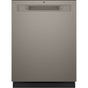 GE Appliances - Top Control with Plastic Interior Dishwasher with Sanitize Cycle and Dry Boost - Slate