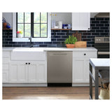Top Control with Plastic Interior Dishwasher with Sanitize Cycle and Dry Boost