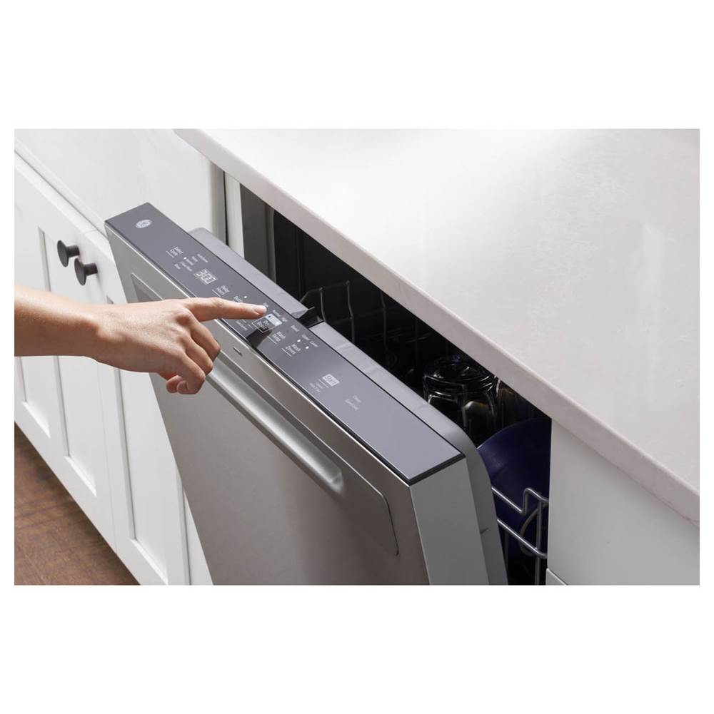 Top Control with Plastic Interior Dishwasher with Sanitize Cycle and Dry Boost