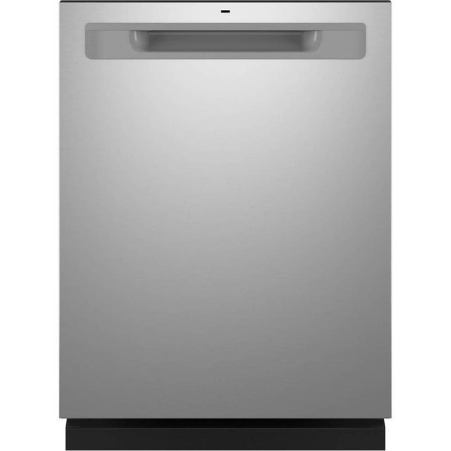 GE Appliances - Top Control with Plastic Interior Dishwasher with Sanitize Cycle and Dry Boost - Stainless Steel