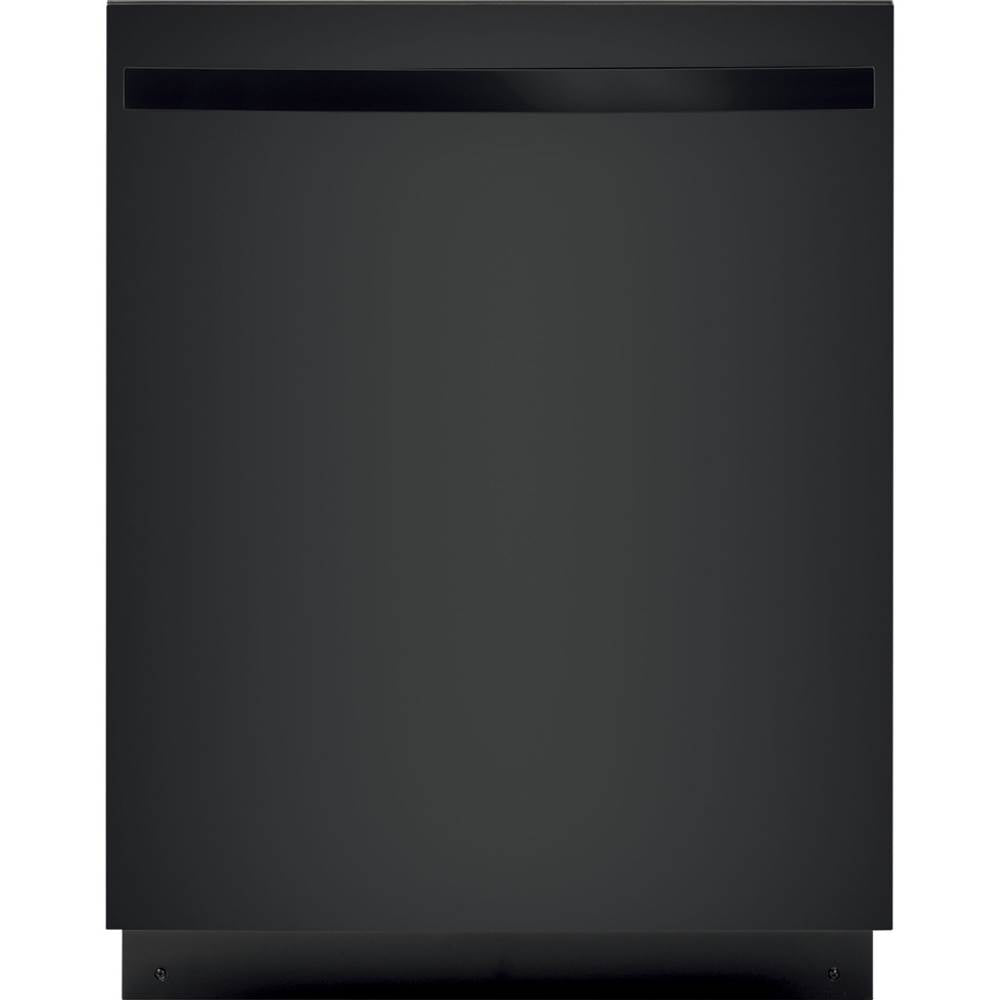 GE Appliances - ADA Compliant Stainless Steel Interior Dishwasher With Sanitize Cycle - Black