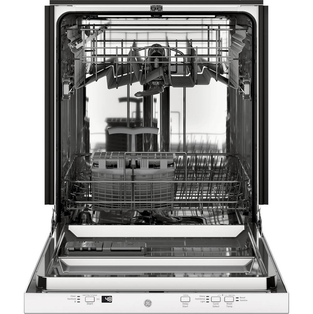 ADA Compliant Stainless Steel Interior Dishwasher With Sanitize Cycle