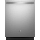 GE Appliances - Top Control with Plastic Interior Dishwasher with Sanitize Cycle and Dry Boost - Stainless Steel