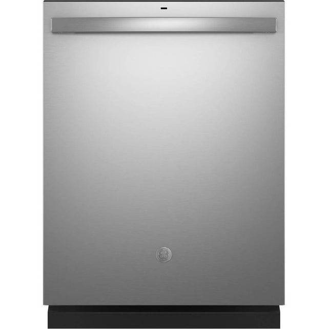 GE Appliances - Top Control with Plastic Interior Dishwasher with Sanitize Cycle and Dry Boost - Stainless Steel