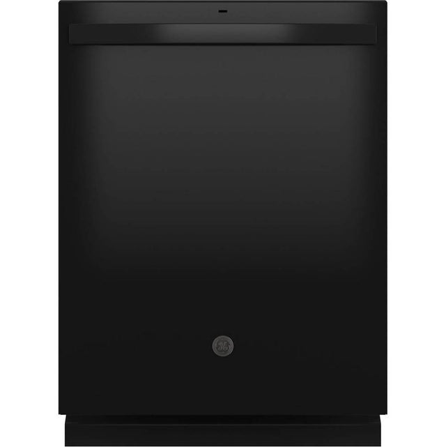 GE Appliances - Top Control with Plastic Interior Dishwasher with Sanitize Cycle and Dry Boost - Black