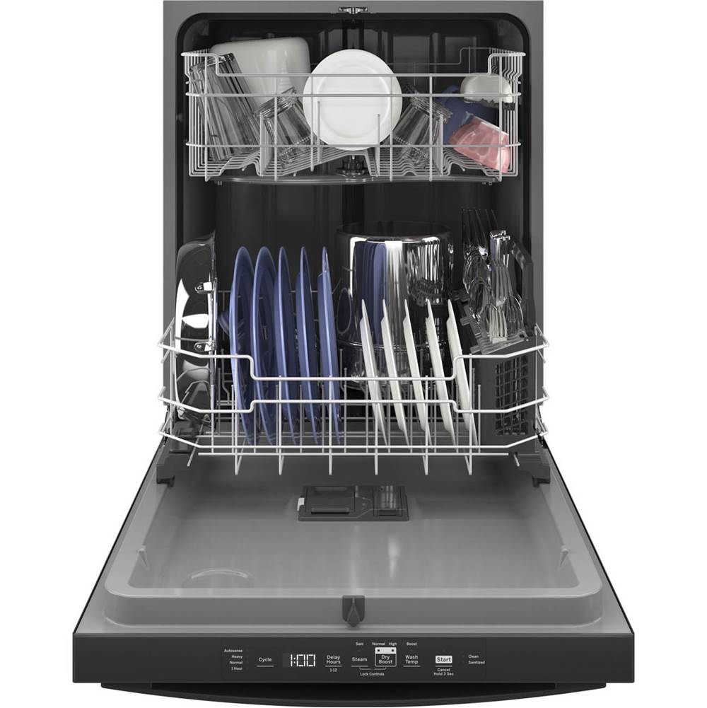 Top Control with Plastic Interior Dishwasher with Sanitize Cycle and Dry Boost