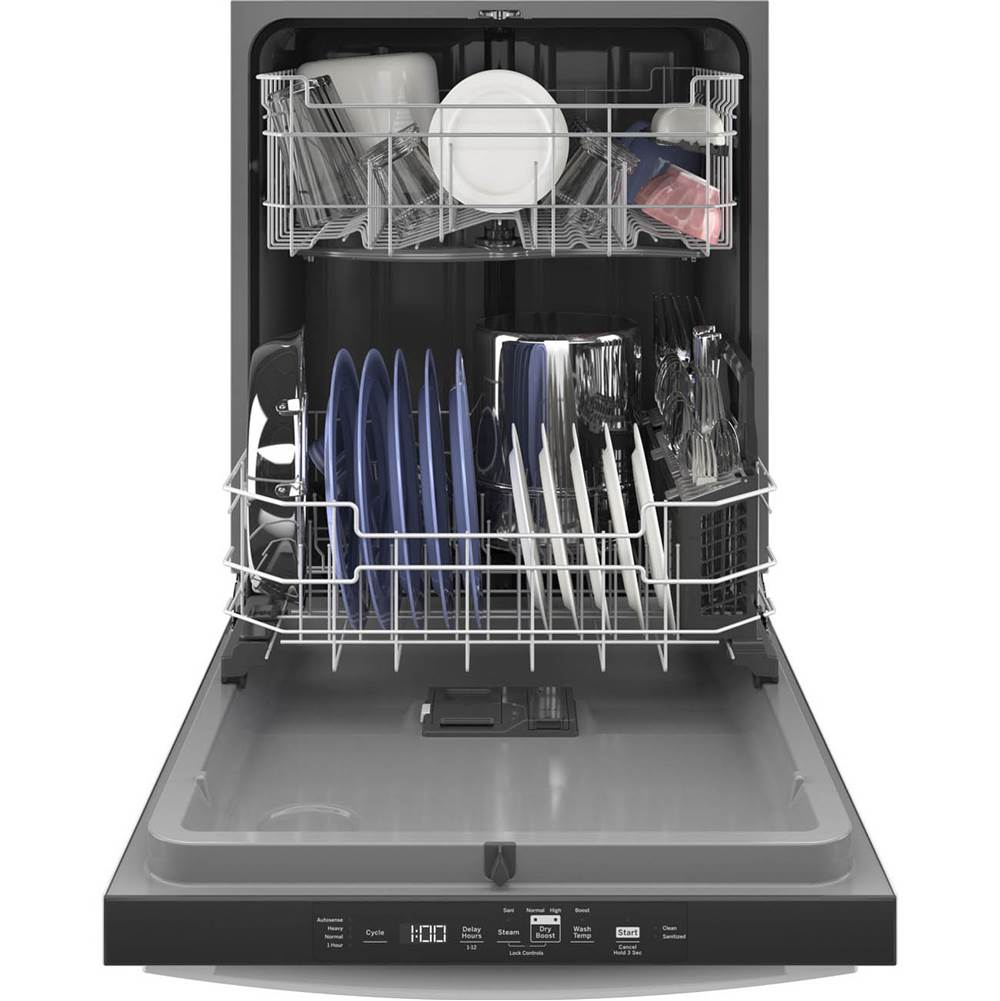 Top Control with Plastic Interior Dishwasher with Sanitize Cycle and Dry Boost