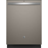 GE Appliances - Top Control with Plastic Interior Dishwasher with Sanitize Cycle and Dry Boost - Slate
