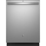 GE Appliances - Top Control with Plastic Interior Dishwasher with Sanitize Cycle and Dry Boost - Stainless Steel
