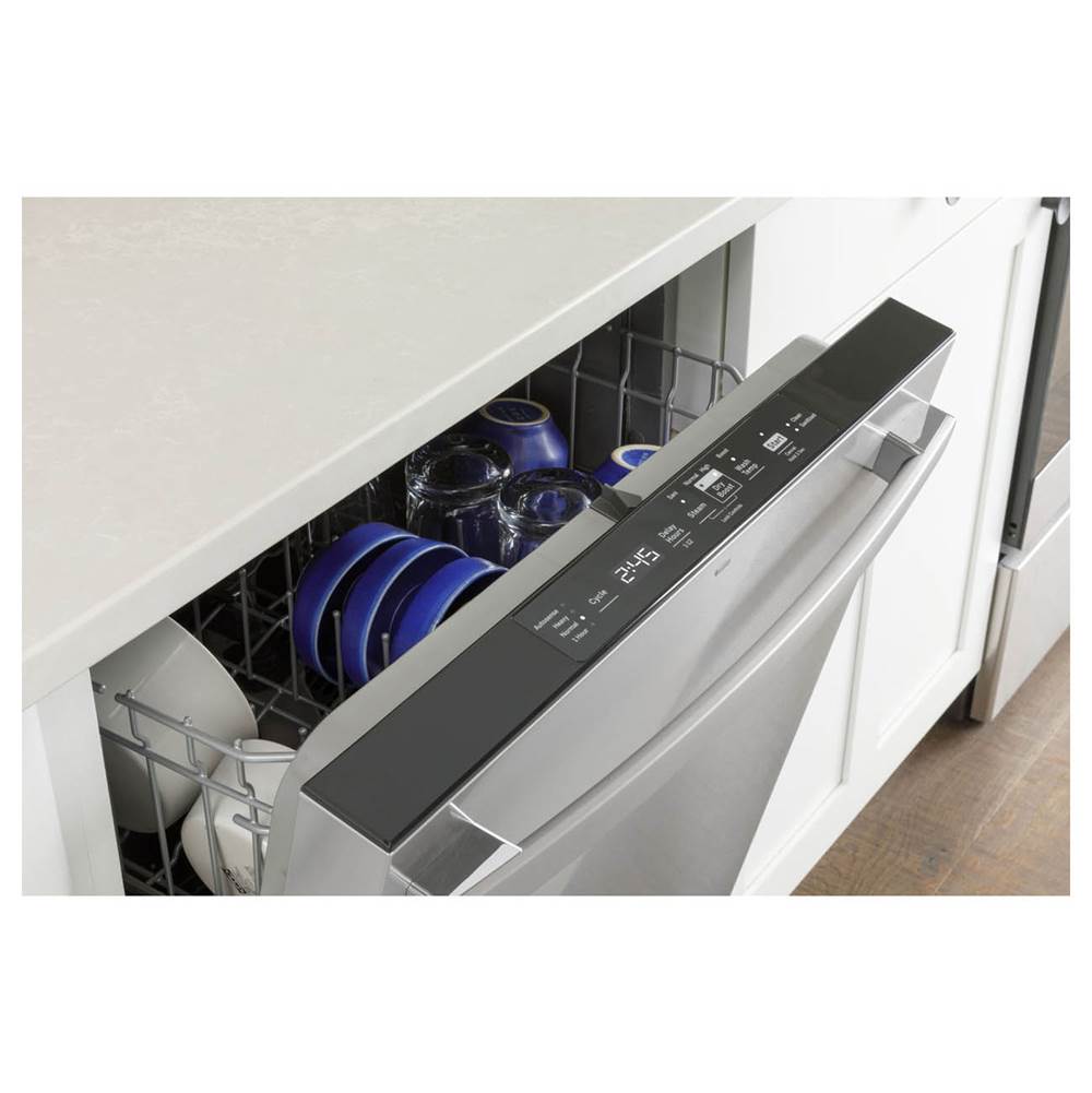 Top Control with Plastic Interior Dishwasher with Sanitize Cycle and Dry Boost