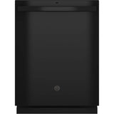 GE Appliances - Top Control with Plastic Interior Dishwasher with Sanitize Cycle and Dry Boost - Black