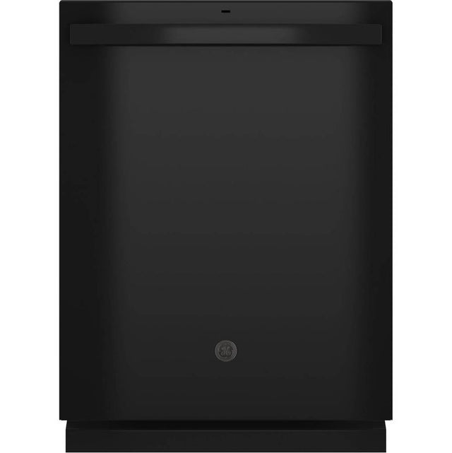 GE Appliances - Top Control with Plastic Interior Dishwasher with Sanitize Cycle and Dry Boost - Black